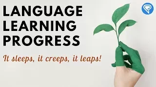 Language Learning Progress: It Sleeps, It Creeps, It Leaps!