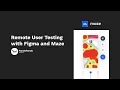 Figma Tutorial Remote User Testing with Figma and Maze