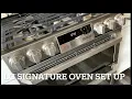 LG signature DUAL FUEL RANGE oven set up and instructions Review LUTD4919SN
