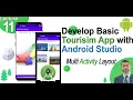 How to Create a Tourist App in Android Studio Android Activity OnClick Listener in Java L-11A