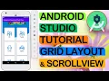 Card Layout Design Tutorial with Android studio Grid - Android app Design Tutorial