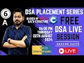 Mastering DSA in C for Placements Session 6 Basics of QUEUEs Data Structure - PART 1