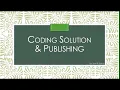Coding Solution publishing MAR