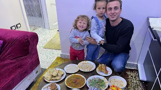 فطار اول يوم رمضان كل سنة وانتو طيبين اليوم عدا بسرعة جدا 