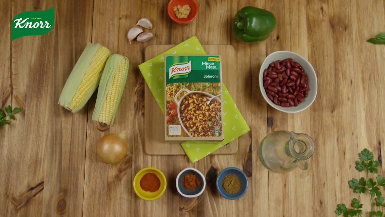 
          
          
          
            
            Cook with Knorr: Chilli Con Carne Boloroni with Kidney Beans
          
        . 