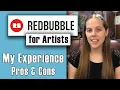 PROS and CONS of Selling Art on Redbubble - A Redbubble Review for Artists
