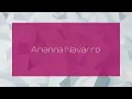 Arianna Navarro - appearance
