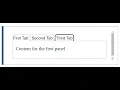 Accessible tabbed interface NVDA screen reader demo