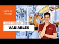 How to use variables in KUKA robot