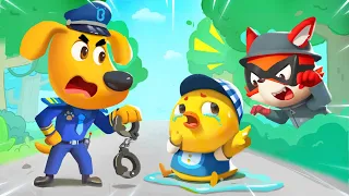 Download Police Officer and Missing Baby | Kids Cartoon | Sheriff Labrador | BabyBus MP3