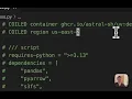 Run Python scripts on the cloud with uv and Coiled