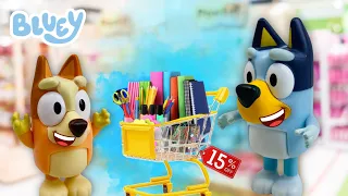 Divertidas Compras con Bluey y Bingo