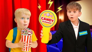 Les Bonbons au Cinéma... et Autres Aventures Rigolotes pour Enfants !