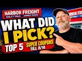 These 5 Harbor Freight SUPER COUPONS Are INSANE Ends