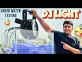 Lagu DJ Par Light Under Water Testing।Showtech Gamma RGBW Led Par Light