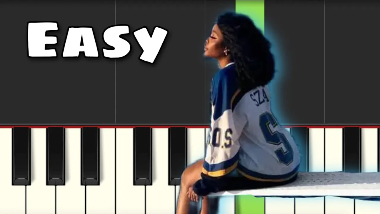 Kill Bill - SZA | EASY Piano Tutorial