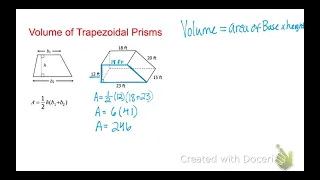 Volume of Trapezoidal Prisms