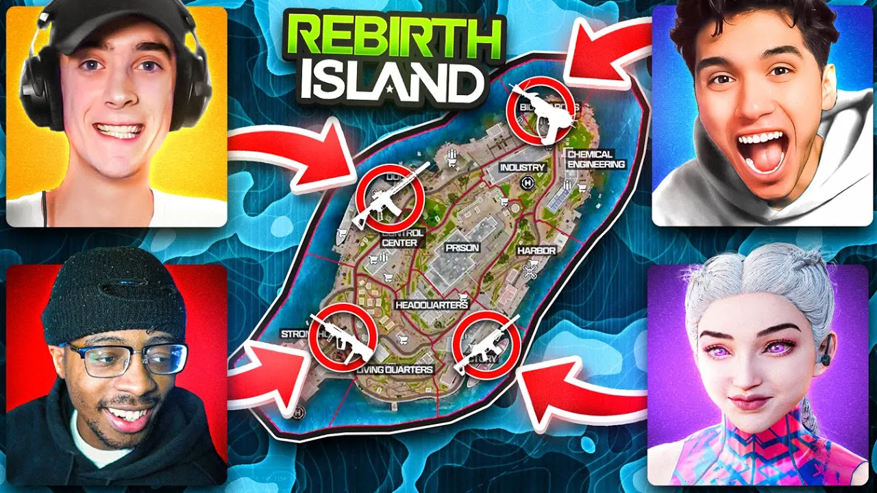 the ULTIMATE 4 CORNERS CHALL on Rebirth island