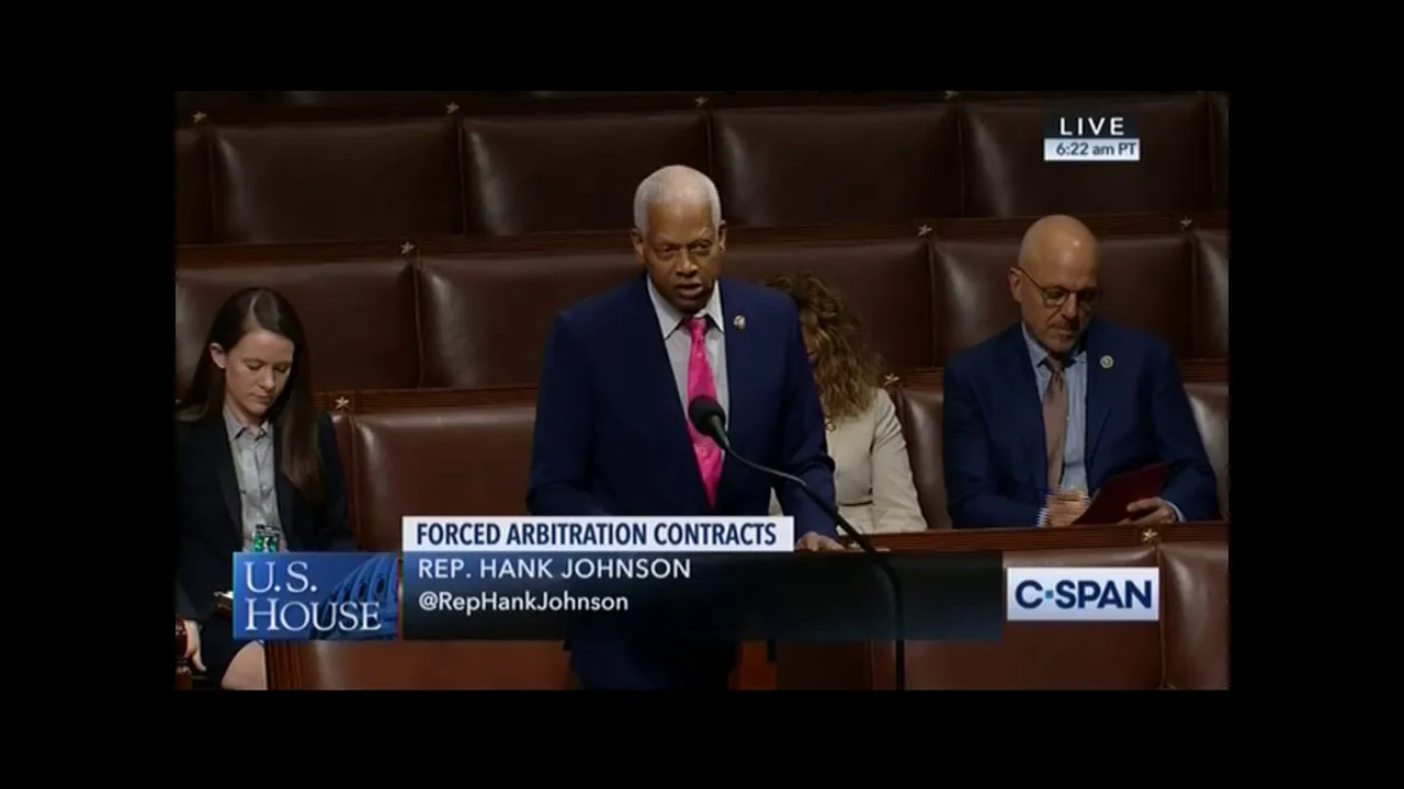 Congressman Johnson Passes His FAIR Act -- Forced Arbitration Injustice Repeal Act