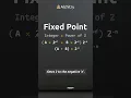 Math Using Fixed Point Representation for Fractions in Binary