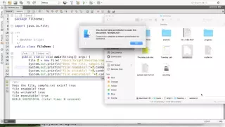 get the details of file using Java