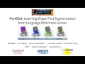 PartGlot Learning Shape Part Segmentation from Language Reference Games CVPR 2022 Oral