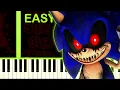 Download Lagu SONIC.EXE THEME - EASY Piano Tutorial
