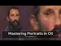 Mastering Portraits in Oil Live Painting of a Portuguese Model