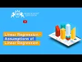 Assumptions of Linear Regression Business Analytics With Python Full Course henryharvin