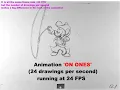 Animation on ONES TWOS and THREES compared