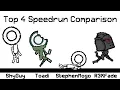Top 4 Best OvO Any Speedrun Comparison MY NEW PB Coolmath Games OvO 2024 - Episode 5