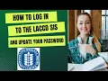 How to Login to LACCD SIS When It Says Your Password Expired