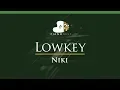 Niki - Lowkey - LOWER Key (Piano Karaoke Instrumental)