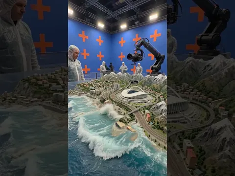 Massive Earthquake Destroys a Giant Miniature Sochi 🌋🌊