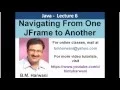 Navigating Among JFrame Forms In Java Swing In Hindi