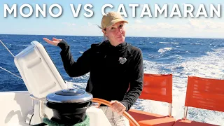 Can Catamarans Sail Up Wind? Yacht Ends Up in The Rocks! Catamaran vs Monohull: Who Wins?