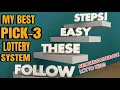 Best way to win Lottery Pick 3 Easy 4 Step System