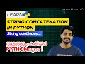 EP 13 String Concatenation String in Python Learn Python