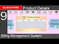 9 Billing Management System in java - Product Details Page JFrame Mysql Database Netbeans IDE