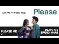 Cardi B & Bruno Mars - Please Me | Lyric Video