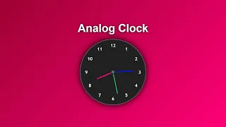How to Make an Analog Clock Using HTML CSS JavaScript Full Tutorial