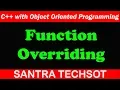 Function Overriding in Object Oriented Programming with C in Tamil