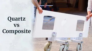 Thinscape Countertops vs Quartz Material Comparison Installation