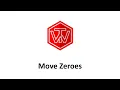 Move Zeroes LeetCode 283 Facebook Coding Interview Tutorial