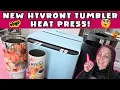 NEW HTVRONT TUMBLER PRESS A200 SUBLIMATION TUMBLERS FOR BEGINNERS 20oz SKINNY TUMBLERS