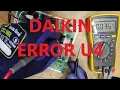 daikin error U4