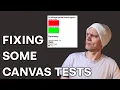 Fixing some HTML canvas tests for WPT