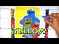 Learn Colors with Elmo Coloring Pages