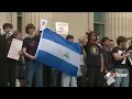 Topeka High School students walk out to protest ICE Kansas bill