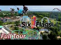 Six Flags America Full Tour Guide Park Closes FOREVER NOV 2nd
